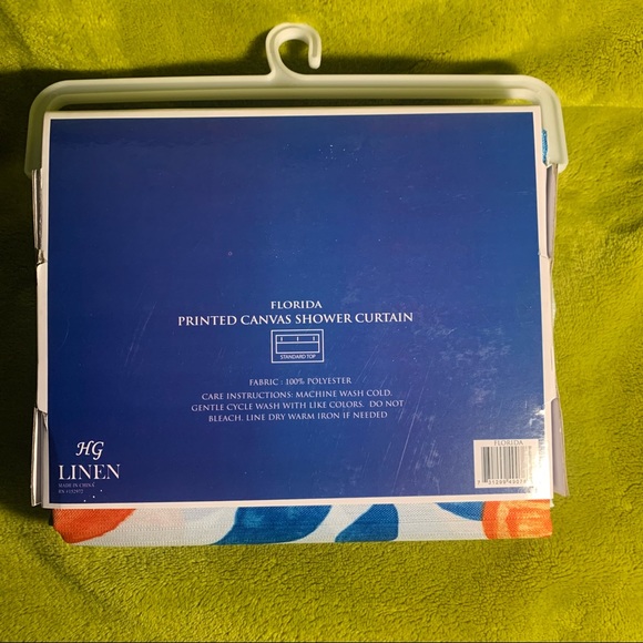 Fruit 🍊 all over printed shower curtain - Picture 6 of 8